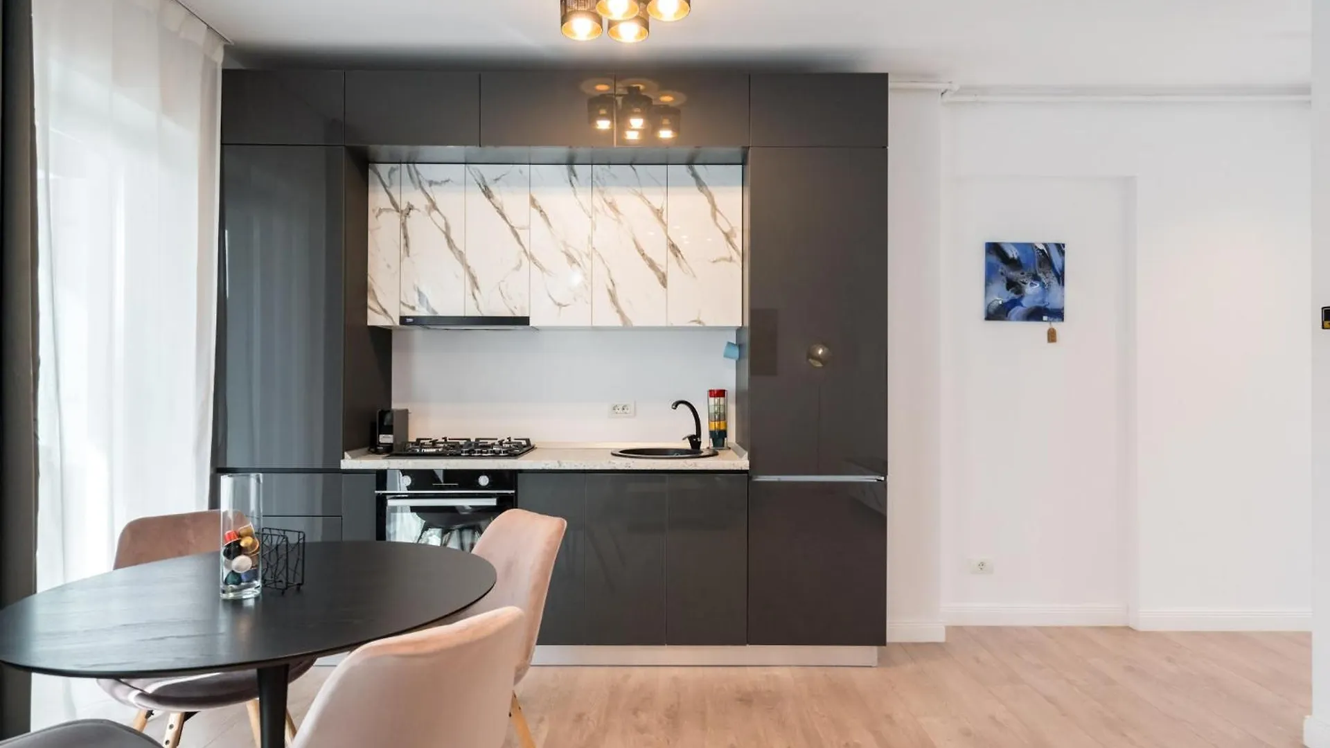Pastel Green I 1 Bedroom Apt With Terrace Voluntari 0*,