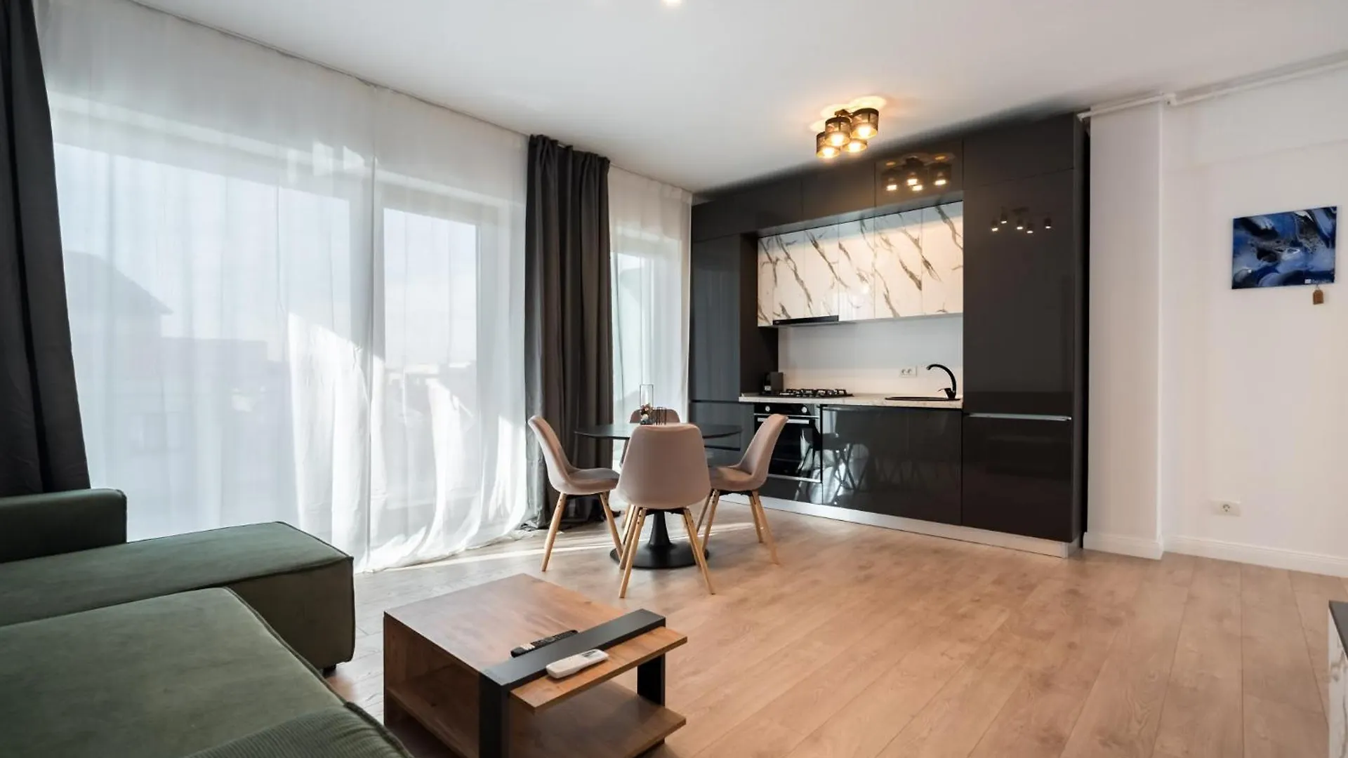 Pastel Green I 1 Bedroom Apt With Terrace Voluntari